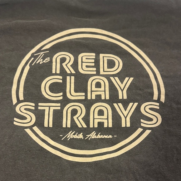 Comfort Colors Tops - Red Clay Strays Cropped Tee